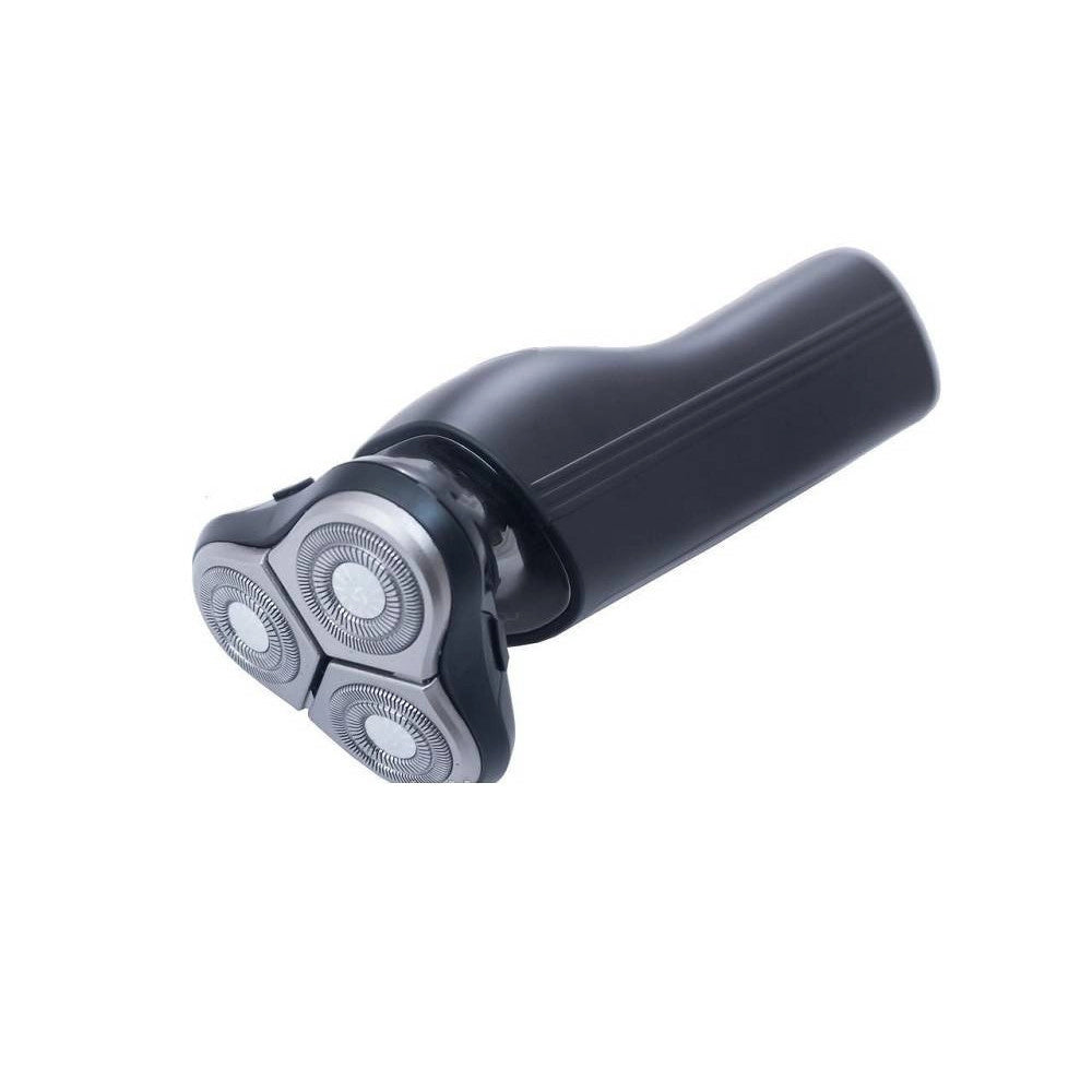 Trade Shop - Rasoio Elettrico Gm7728 A Batteria 3 Testine Professionale Barba Capelli Cordless -