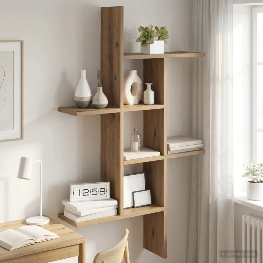 Scaffale da parete Rovere Artigianale 61 x 15 x 102 cm 8012195