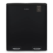 Pattumiera per differenziata 2x30L nera