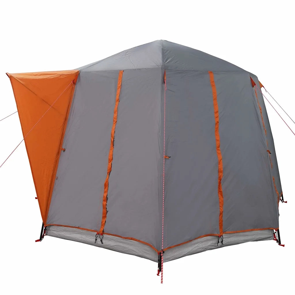 Tenda a cubo per 3 persone con tetto Grigio e arancione 42004034