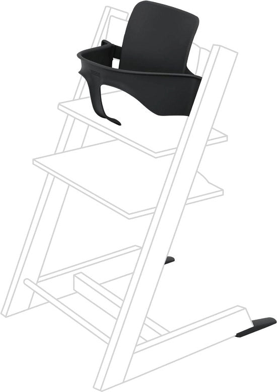 Set per Bambino Nero - Sedia per Bambini Riducibile per 6-36 mesi - Sedile Rimovibile - Compatibile con i Modelli di Sedia per Bambini Tripp Trapp dopo Maggio 2006