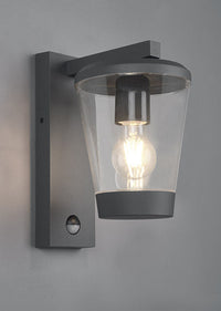 Applique da Esterno Attacco E27 in Alluminio Pressofuso Antracite