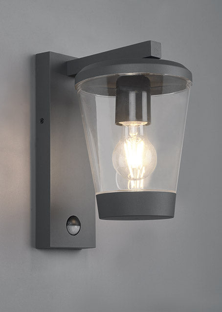 Applique da Esterno Attacco E27 in Alluminio Pressofuso Antracite