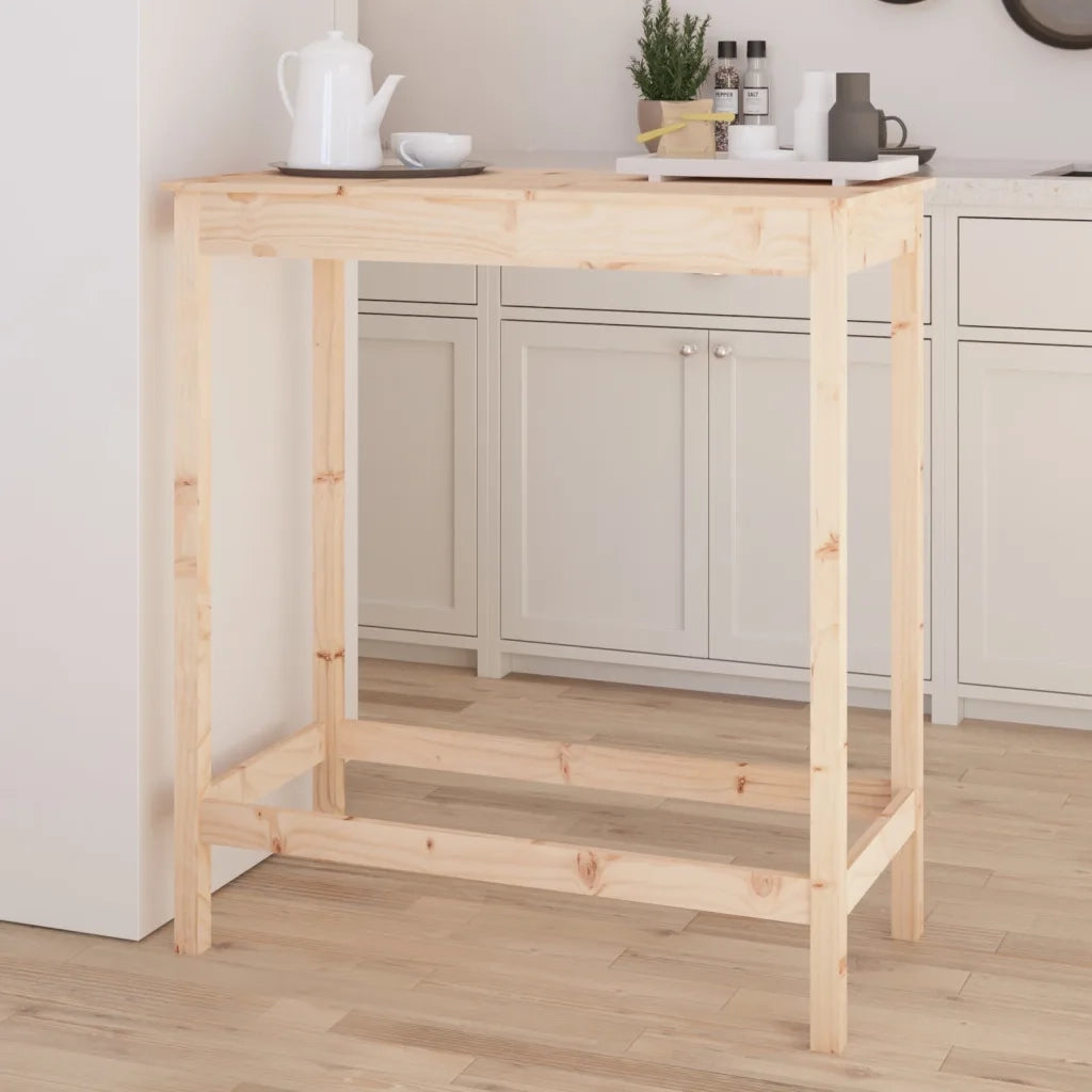 Tavolo da Bar 100x50x110 cm in Legno Massello di Pino 833265