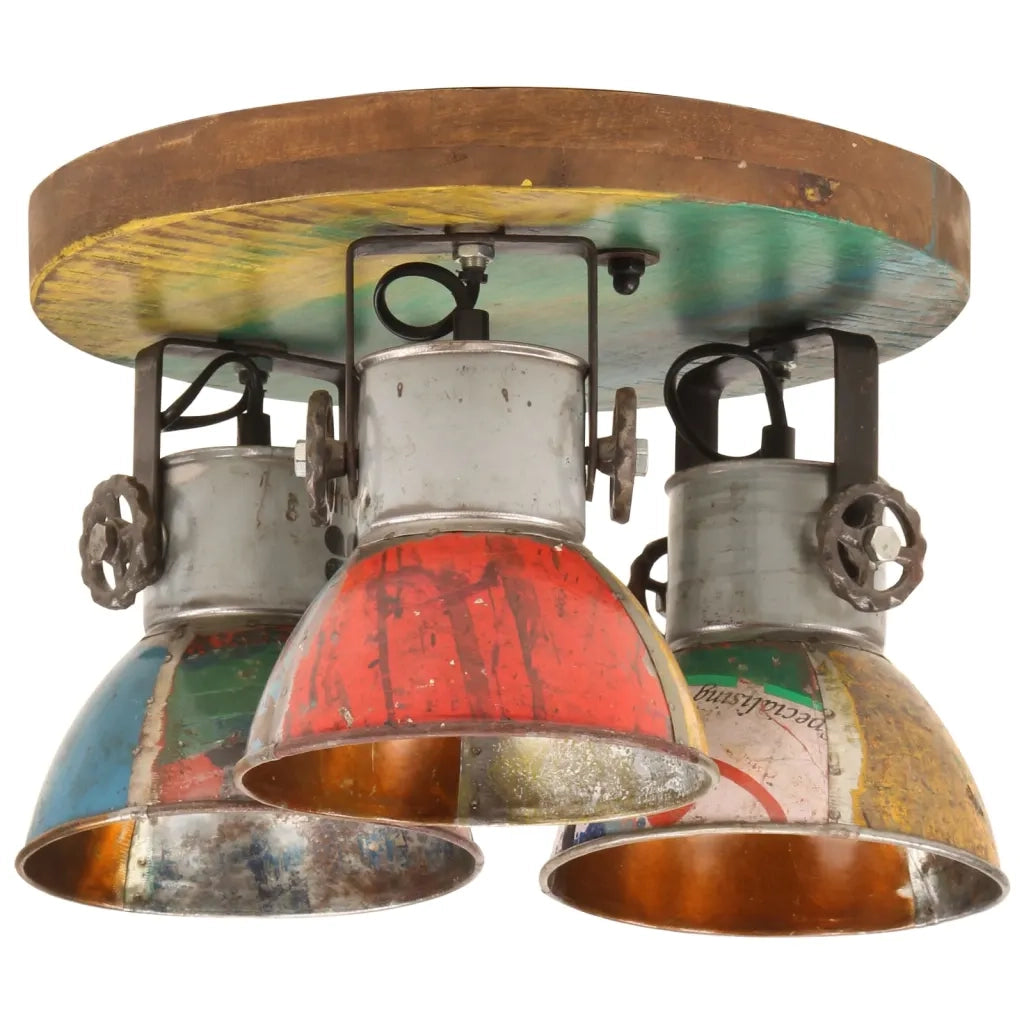 Lampada da Soffitto Industriale 25 W Multicolore 45x25 cm E27 344392