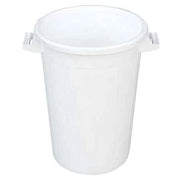 BIDONE PER RIFIUTI BIANCO 75 lt - Ø 44x60h