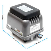 HJB-120 Ossigenatore acquario 120 l/min Aeratore laghetto per acqua dolce e salata