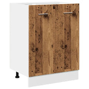 Pensile da cucina | Armadio Inferiore ¡°Lyon¡± Legno Antico 60x46x81,5 cm