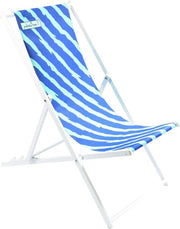 Ottomano da Spiaggia Pieghevole Celeste Line Haiti - Sedia da Spiaggia 58 x 128 x 48 - Ottomano Comodo