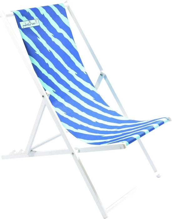 Ottomano da Spiaggia Pieghevole Celeste Line Haiti - Sedia da Spiaggia 58 x 128 x 48 - Ottomano Comodo