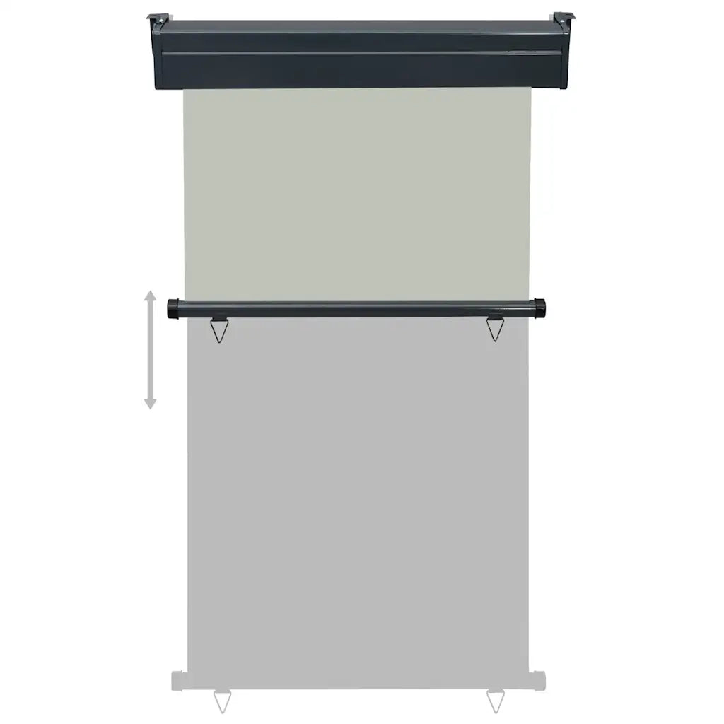 Tendalino Laterale per Balcone 105x250 cm Grigio 48416