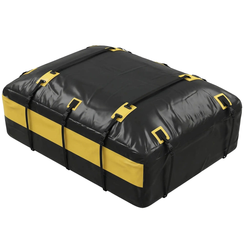 Portabagagli da Tetto 595 Litri Impermeabile, Borsa per Auto, Giallo