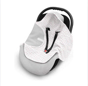 Bambino decongelante leggero in tessuto a wafflè e mousseline – 100% cotone – Adatto per sedili auto come Maxi-Cosi – Per estate e primavera