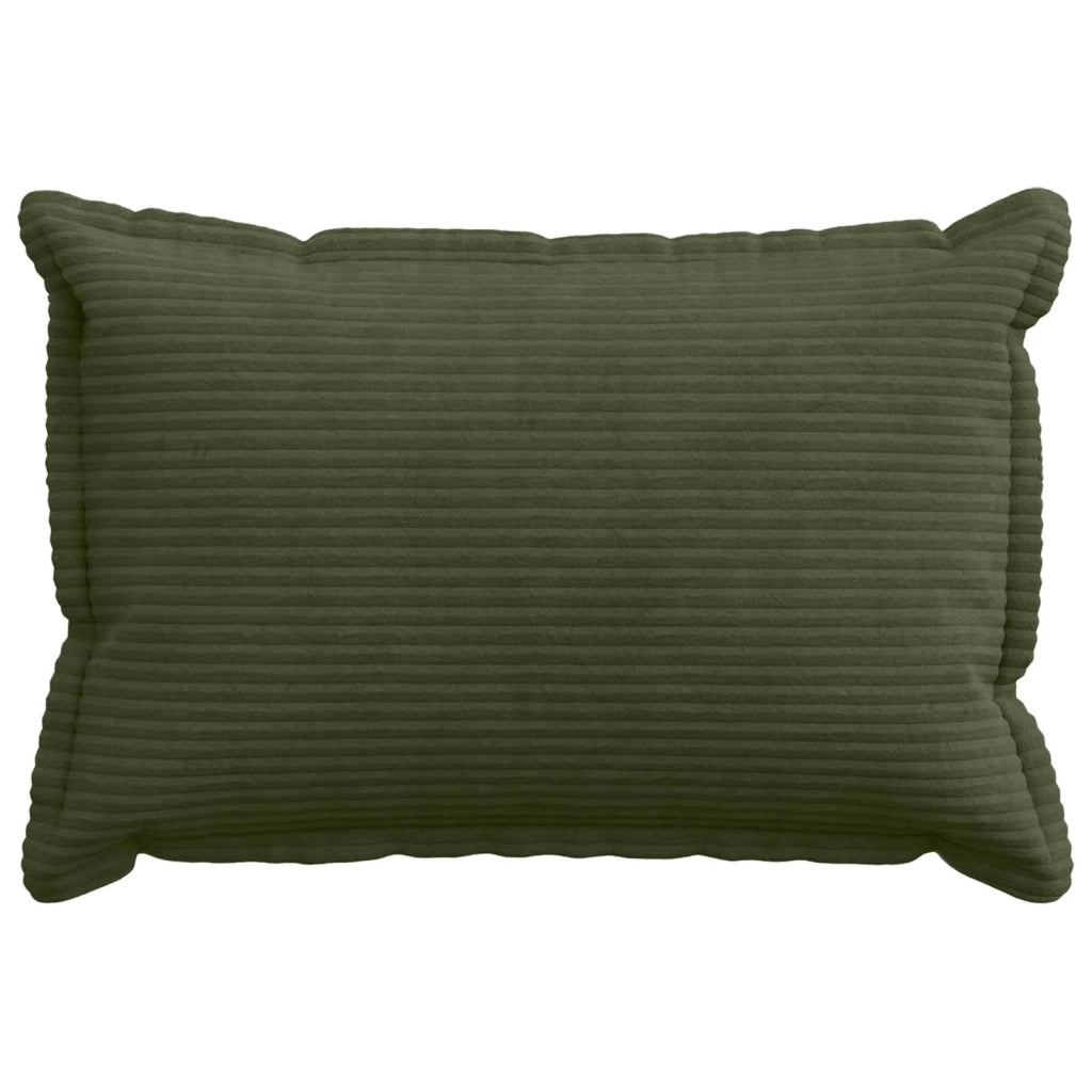 Federa 2 pz HOUTEN Verde 50 x 80 cm corduroy 920129