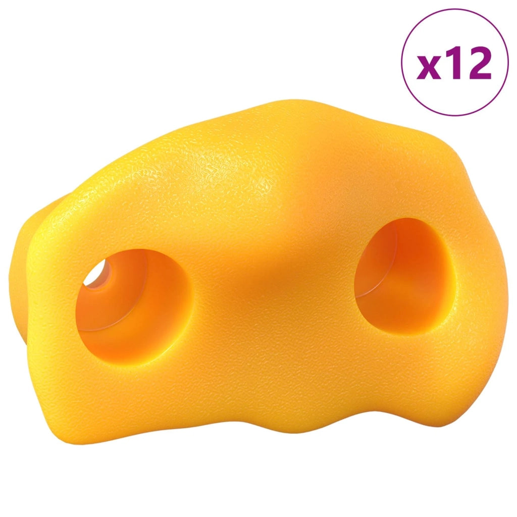Presina da arrampicata 12 pcs Giallo 100 x 67 x 43 mm PP 865008