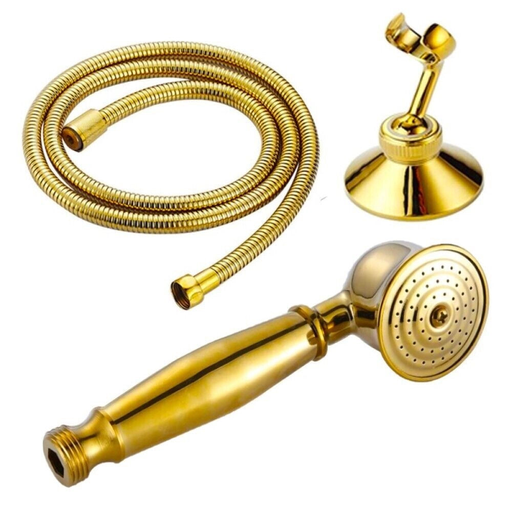 Rubinetto miscelatore vasca da bagno con doccetta stile vintage oro ROMO 59469