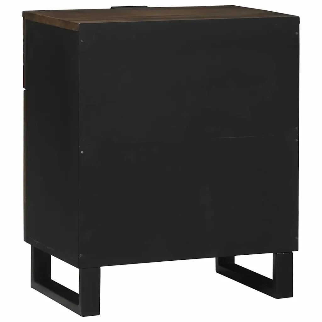 Comodino | Armadio da Notte | Mobiletto da notte Noce 50 x 33 x 60 cm Legno ingegnerizzato