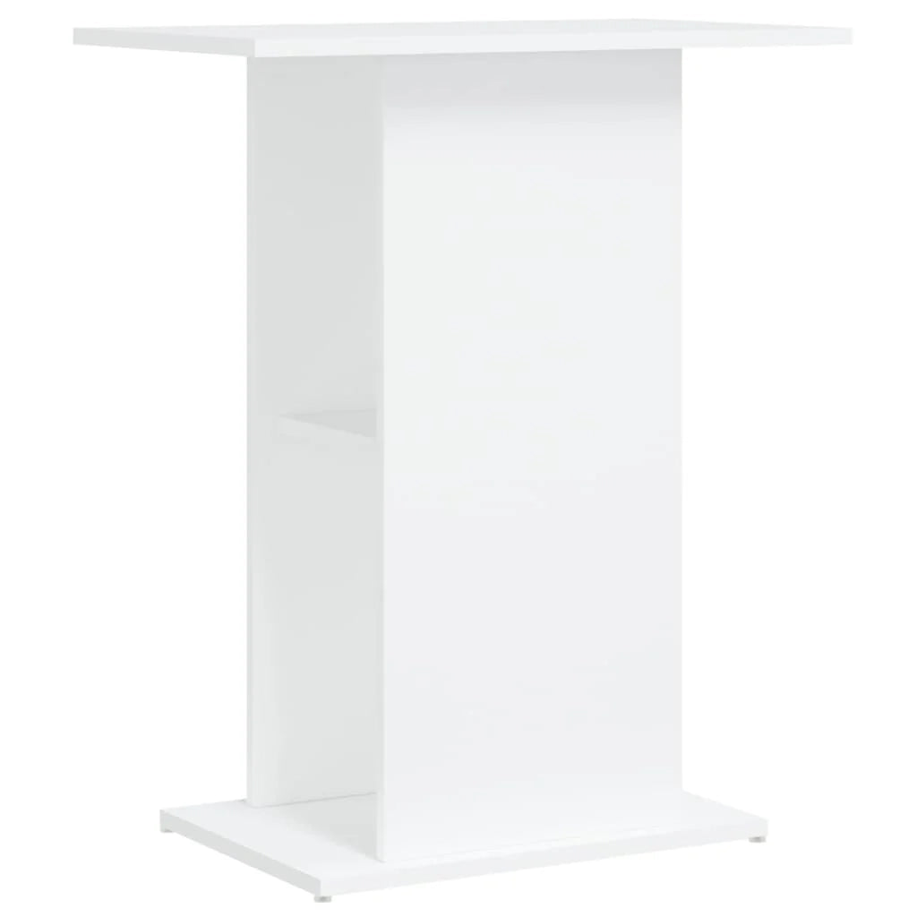 Base per mobiletto per acquario 60,5 x 36 x 72,5 cm legno ingegnerizzato bianco 02_0045061