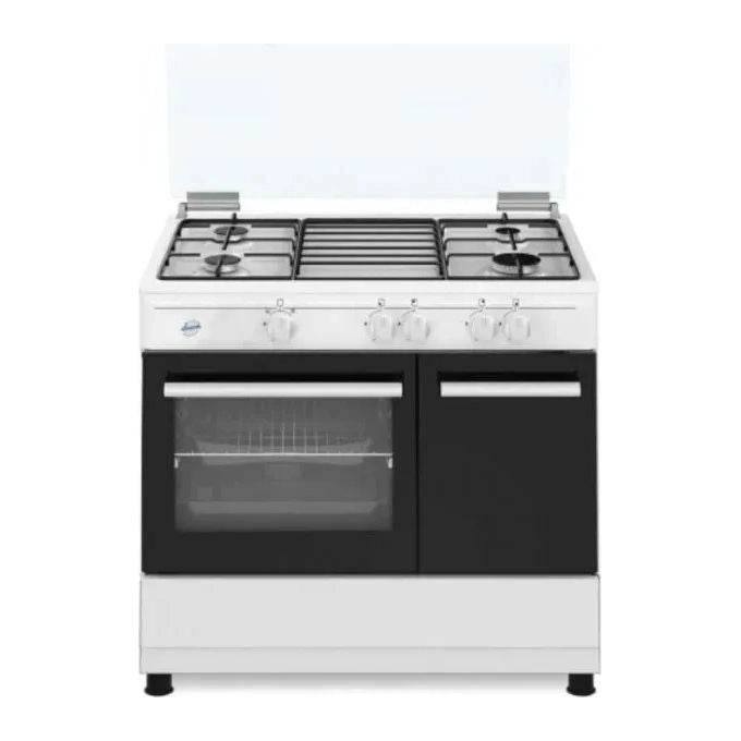 Ducati SD490WE Cucina a gas libera installazione 4 fuochi forno elettrico grill 59 L (86x90x60 cm) colore Bianco