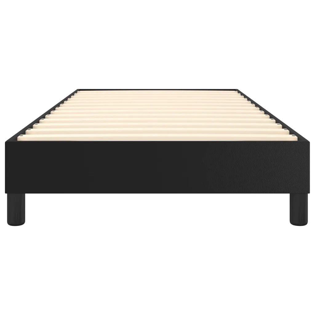 Struttura Letto a Rete a Molle Nero 80x200 cm in Similpelle 3120664