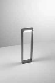 Paletto LED per esterni 12W 3000K, struttura in alluminio verniciato a polvere color Antracite opaco, design moderno orientabile IP65 - Perenz
