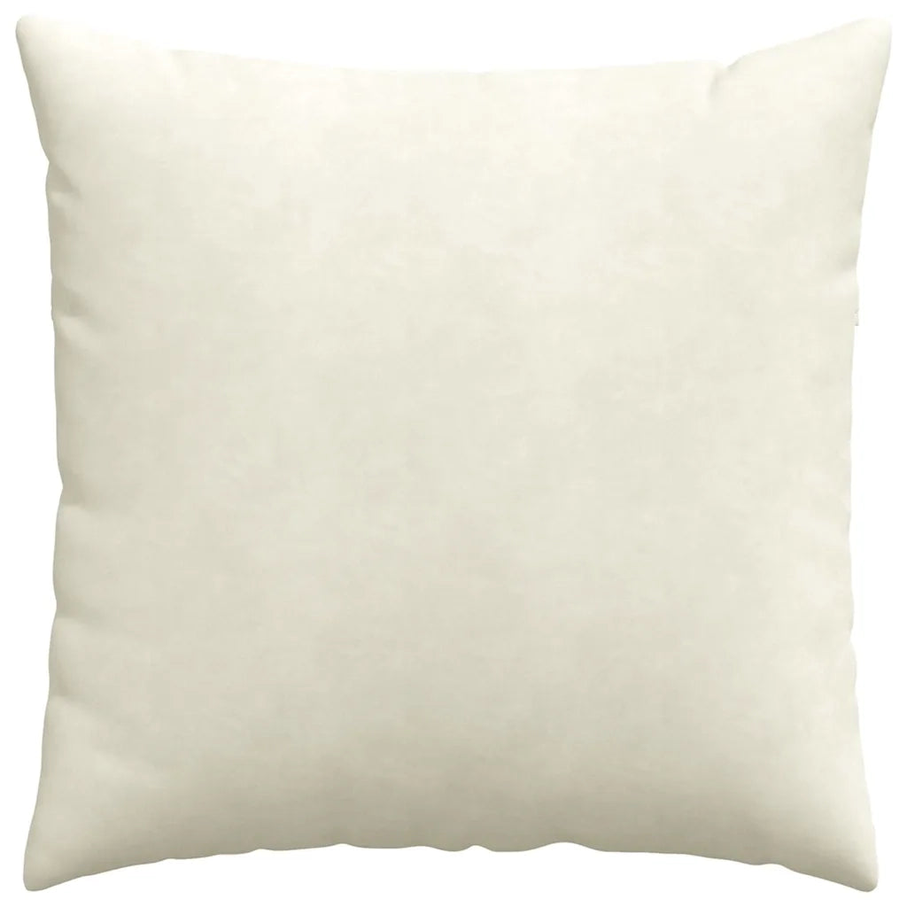 Cuscini da Divano 2 pcs Crema 60 x 60 cm Tessuto in Cords