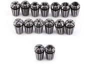 Collet a spillo ER11 da 15 pezzi - Set di tenuta di lavoro - Alta qualità - Strumento preciso - Adatto per fresatrici e torni