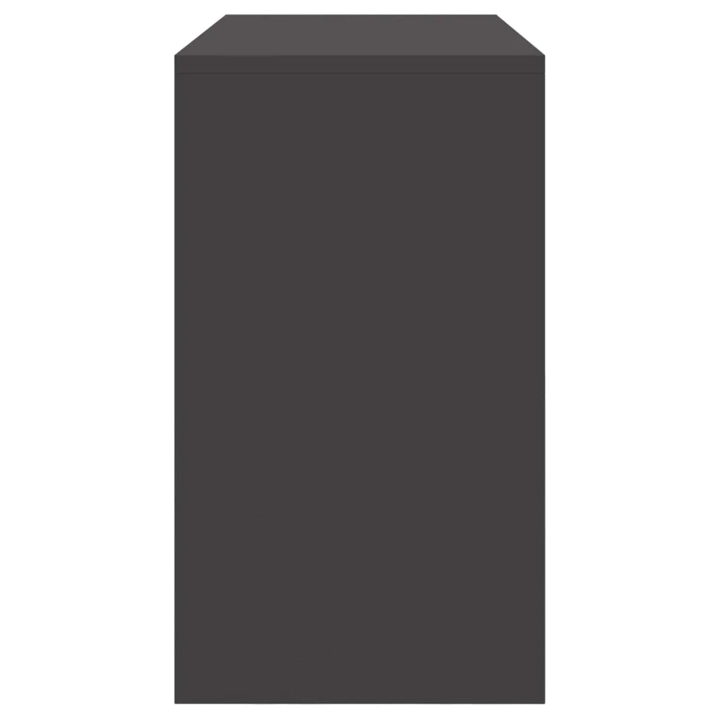 Armadio Nero 90 x 40 x 70 cm Acciaio