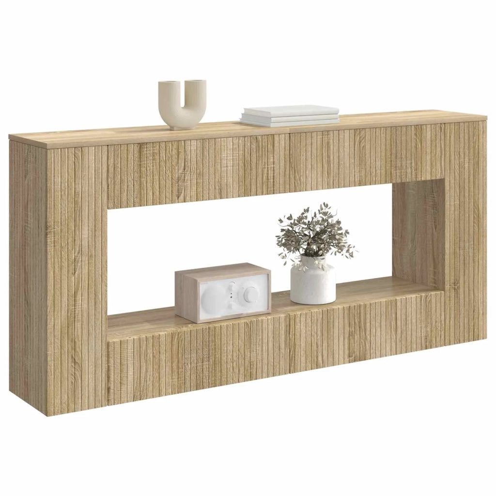 Tavolo consolle Rigato Rovere Sonoma 155 x 29 x 74 cm