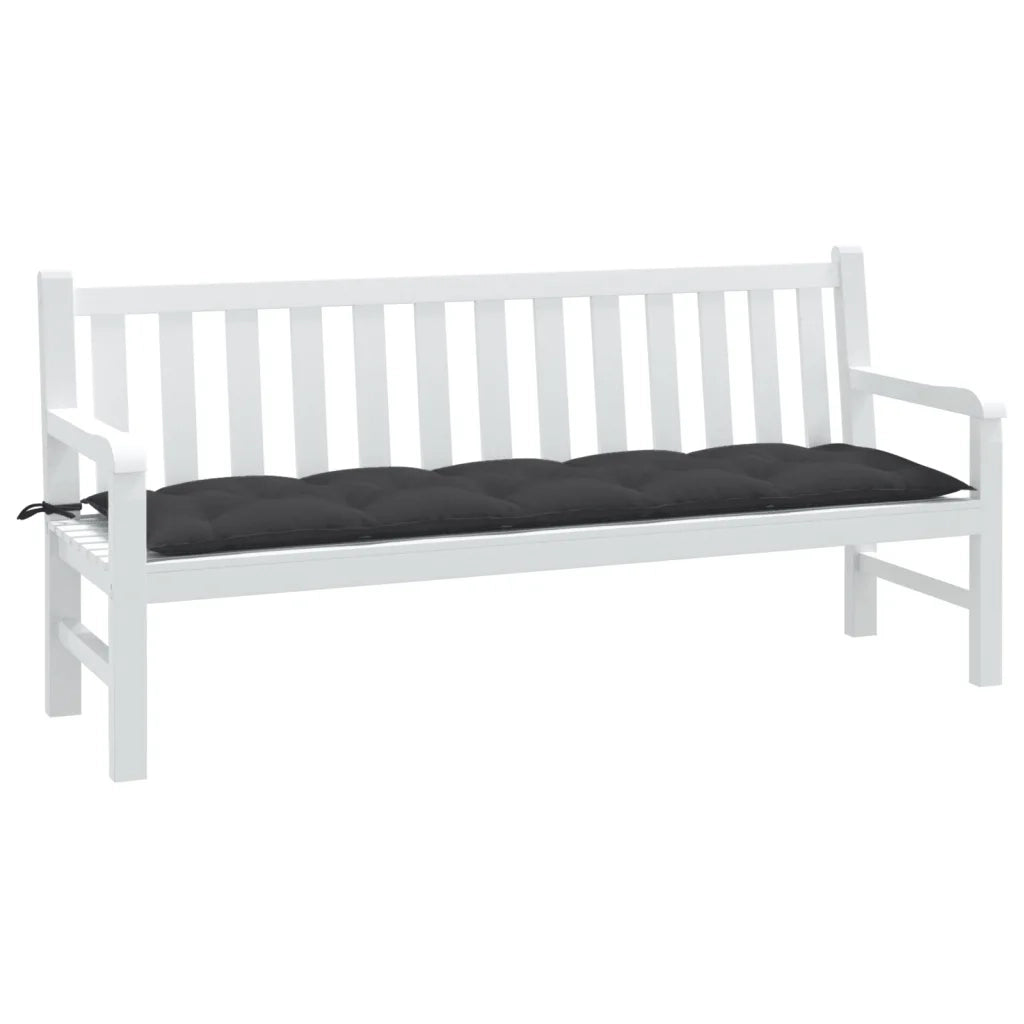 Cuscino Panca da Giardino-Cuscini per panchina da esterno Antracite M¨¦lange 100x50x7cm Tessuto