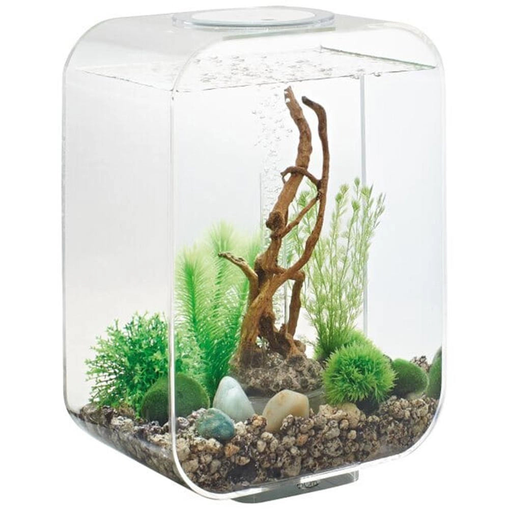 Oase BiOrb Life 15 LED trasparente - mini acquario in acrilico accessoriato cm29x19,3x40,7h