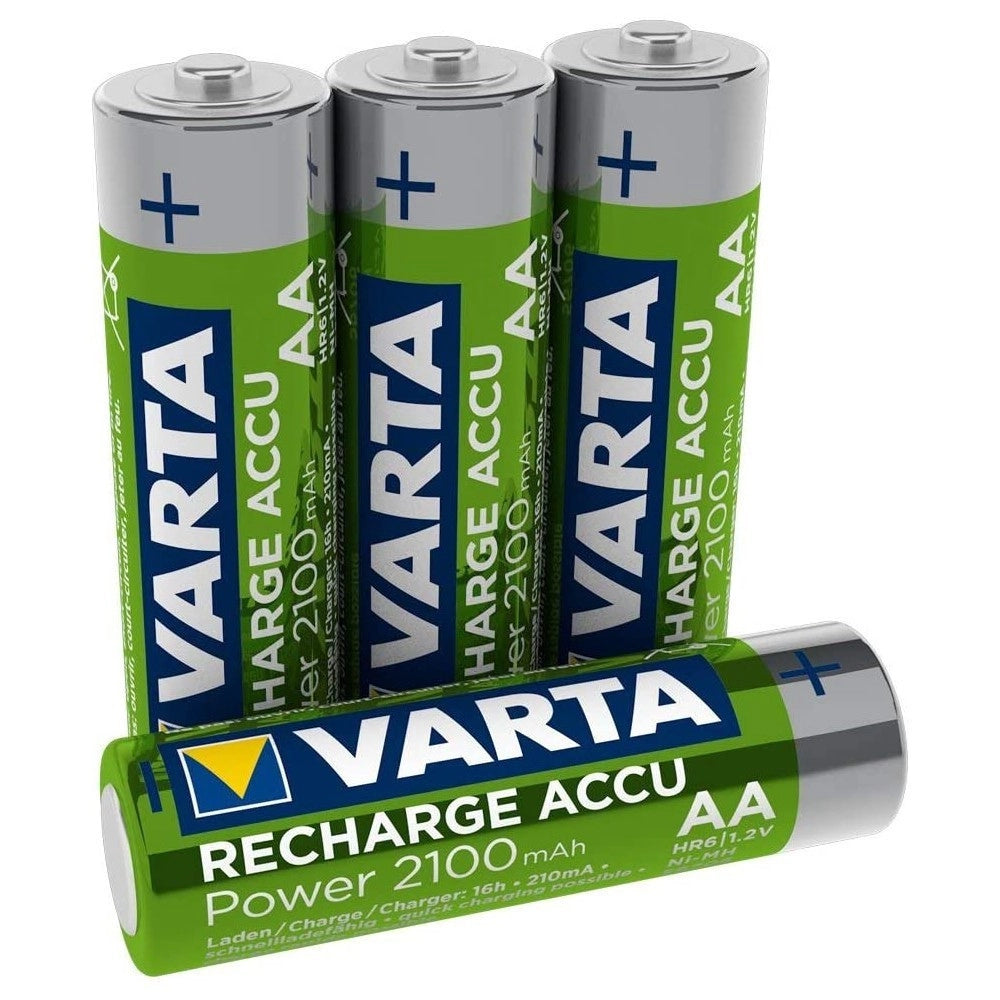 Trade Shop - 2 Pile Varta Stilo Batterie Aa Alkaline Ricaricabili 2100mah Nimh Hr6 1.2v Accu -