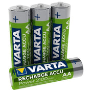 Trade Shop - 2 Pile Varta Stilo Batterie Aa Alkaline Ricaricabili 2100mah Nimh Hr6 1.2v Accu -