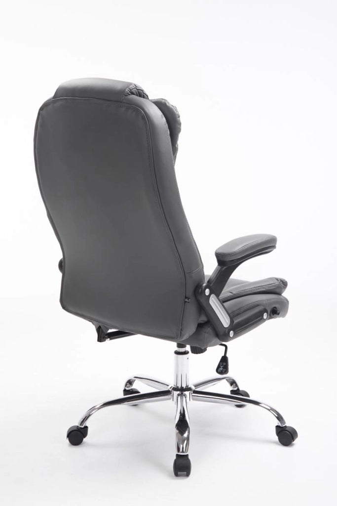 Sedia da ufficio Thor in similpelle grigio