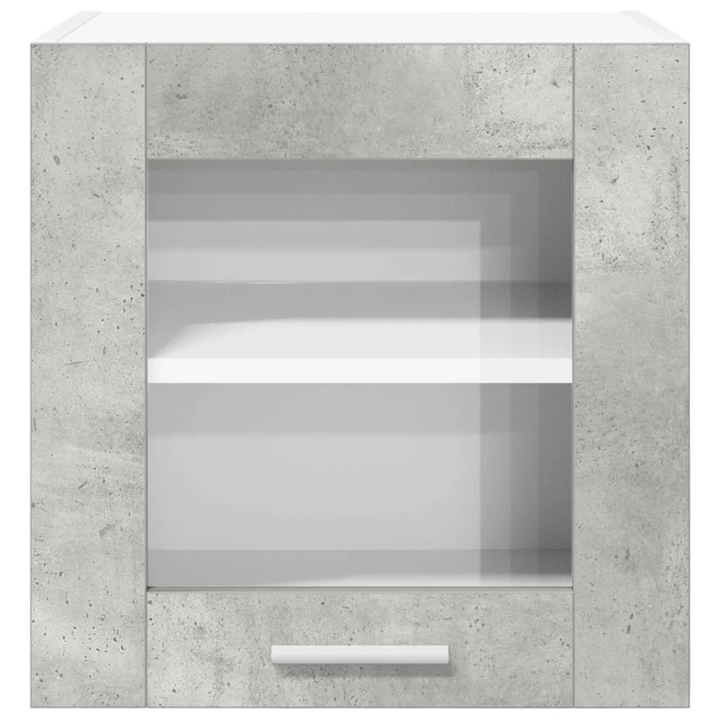 Armadio pensile Riga 2 pcs Grigio cemento 40 x 31 x 40 cm
