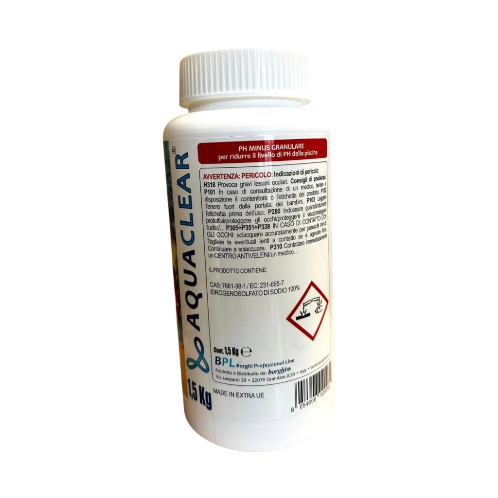 PH MINUS GRANULARE ACQUACLEAR 1,5KG