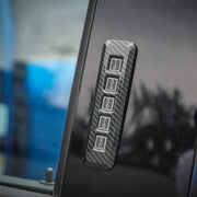 Frammaio per auto in fibra di carbonio - Sostegno automatico - Copertura del pomello del cambio - Adesivo 3M - Adatto a Ford F-150 2015+ - Listino di finitura per auto