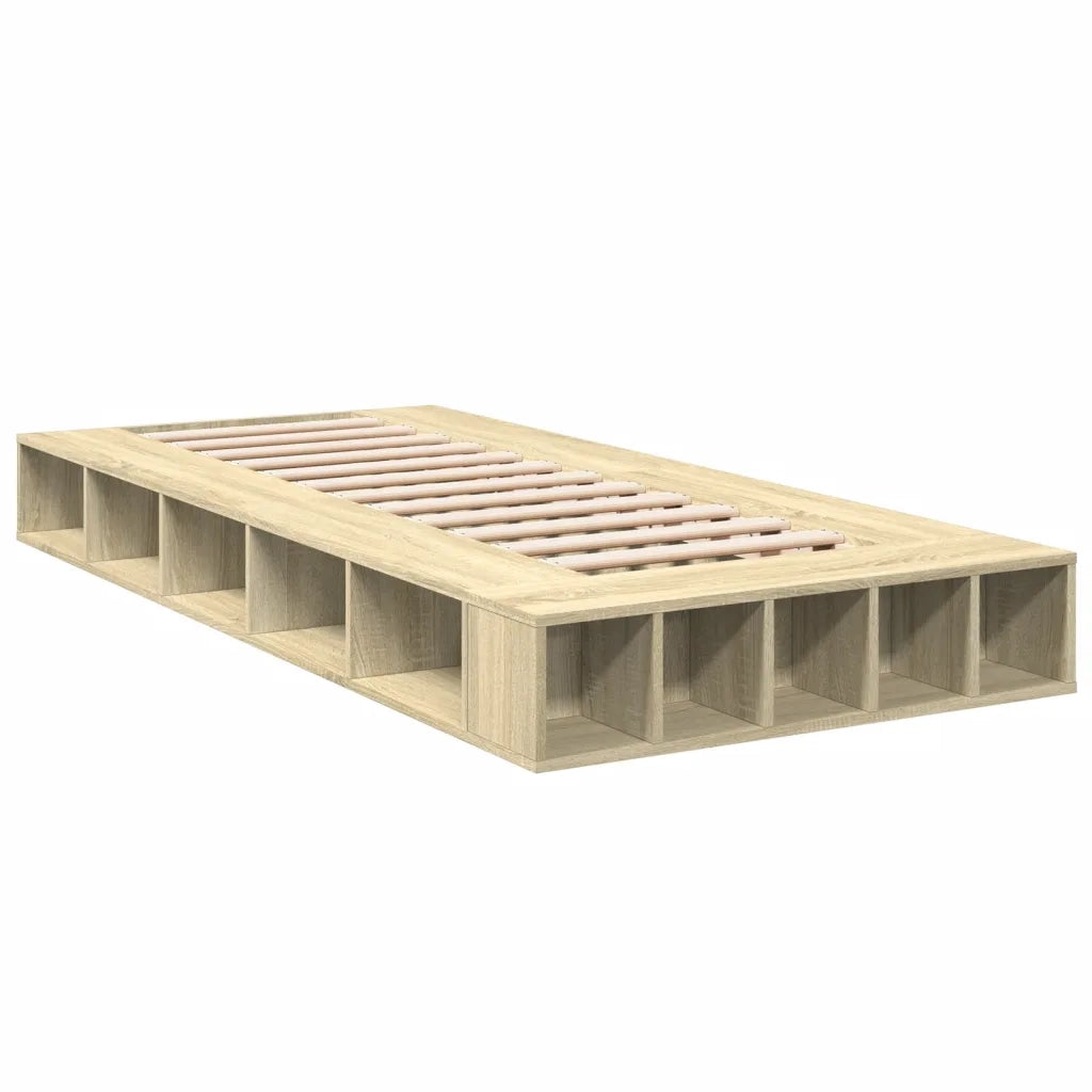 Giroletto-Struttura Letto Rovere Sonoma 90x200 cm in Legno Multistrato 290047