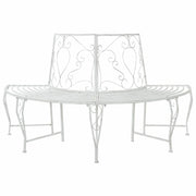 Panchina per Alberi 4-Numero di posti 160 x 80 x 89 cm Acciaio 42029536