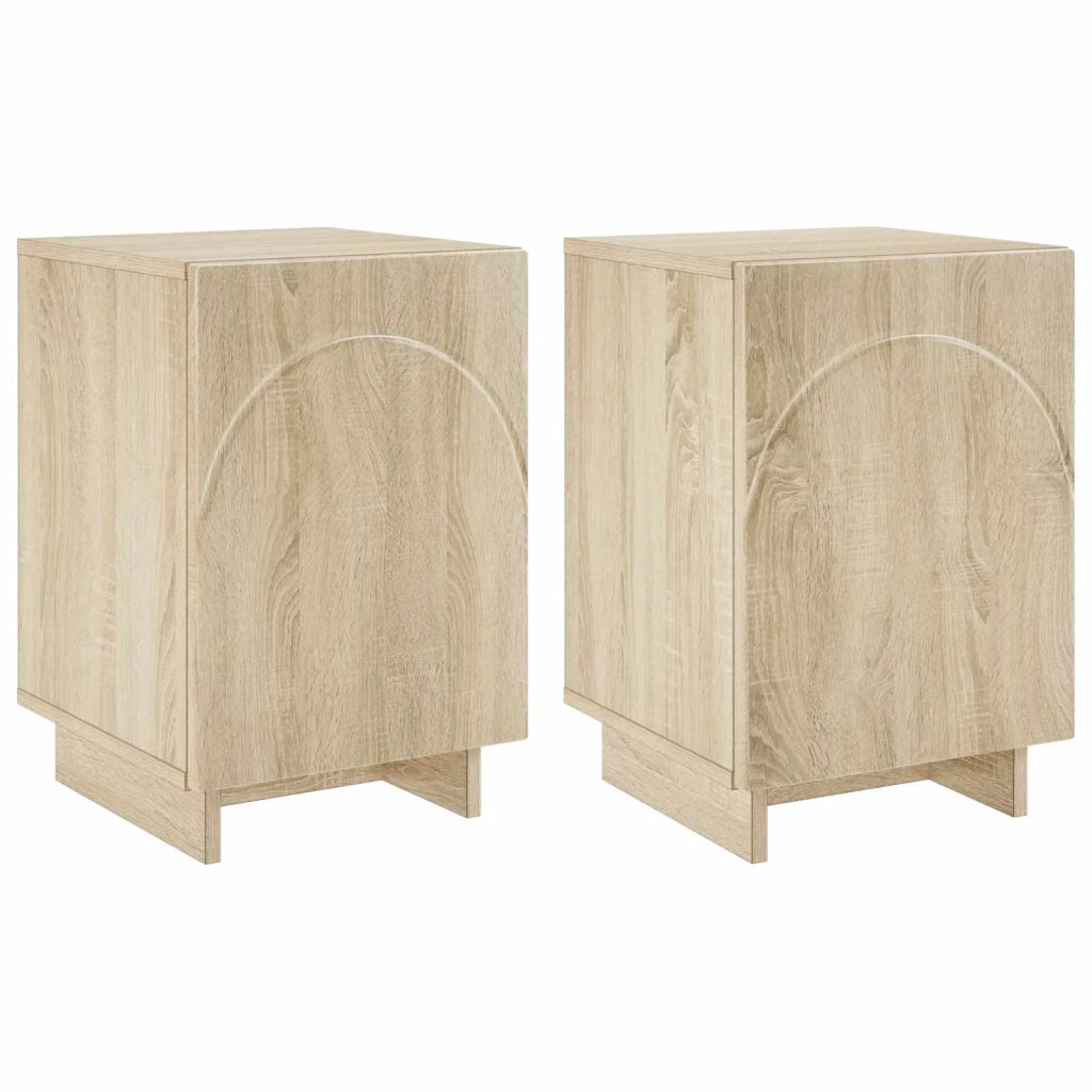 Armadio da Notte 2 pcs Rovere Sonoma 33,5 x 34,5 x 50 cm 8011410