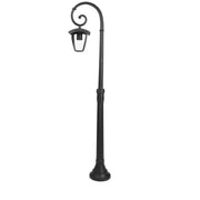Lampada a palo 1xe27 1365mm ip44 nero
