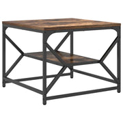Tavolino da salotto | Tavolino da caff¨¨ | Tavolino da Soggiorno Rovere fum¨¦ 51 x 50 x 40 cm