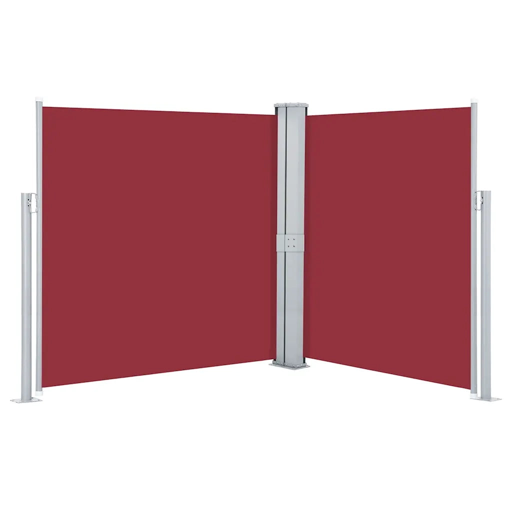 Tenda da Sole Laterale Retrattile 170x600 cm Rossa 48471