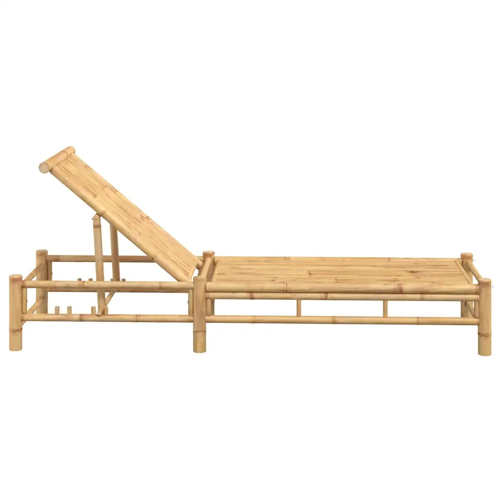 Lettino Prendisole 55x199x30 cm in Bambù 4108225