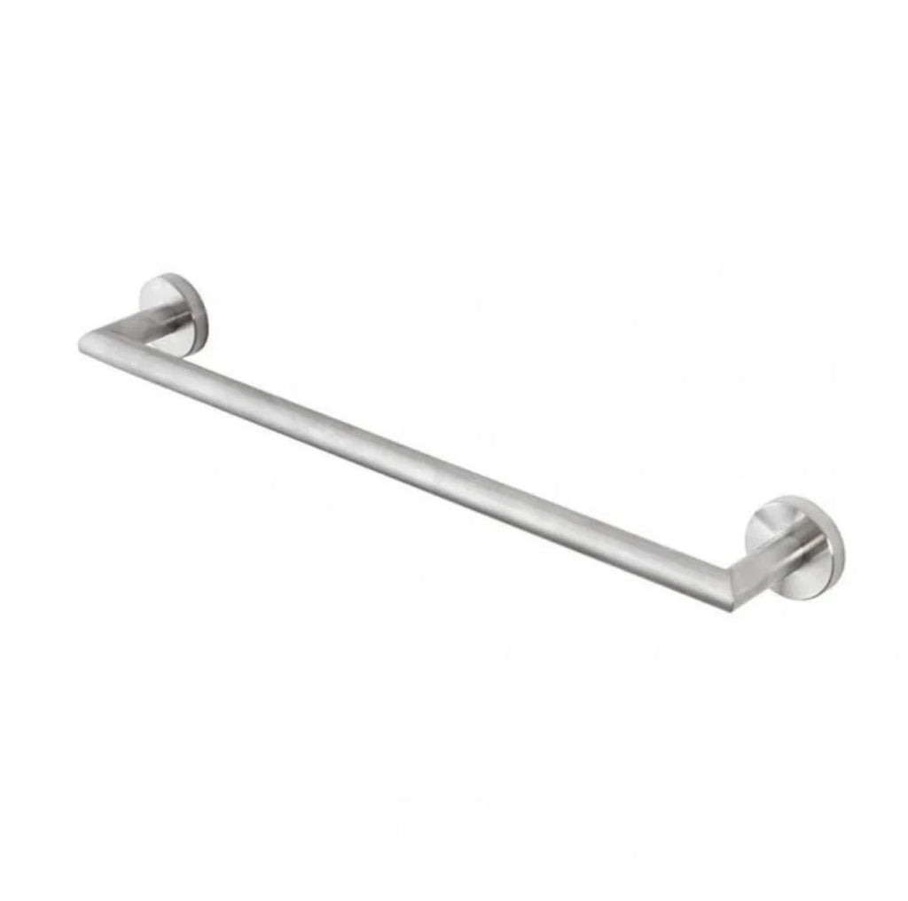 Porta asciugamani 50 cm in acciaio satinato, design moderno e resistente per il bagno - Linea City