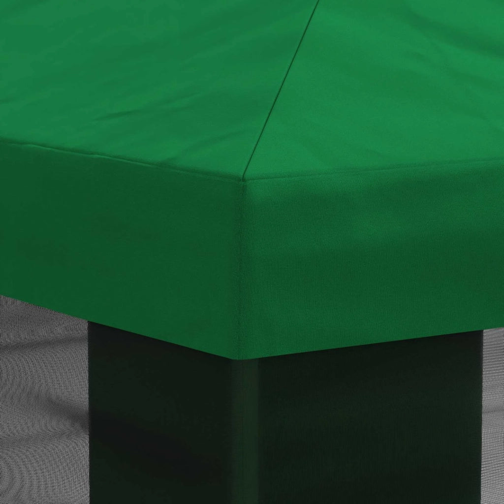 Copertura Gazebo con Pareti Laterali Verde 600,5 x 300,5 cm 900439