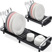 Afdriehouder Uitbreidbaar per Servies Roestvrij Staal per la Cucina - Nero - 502 x 20 x 193 cm