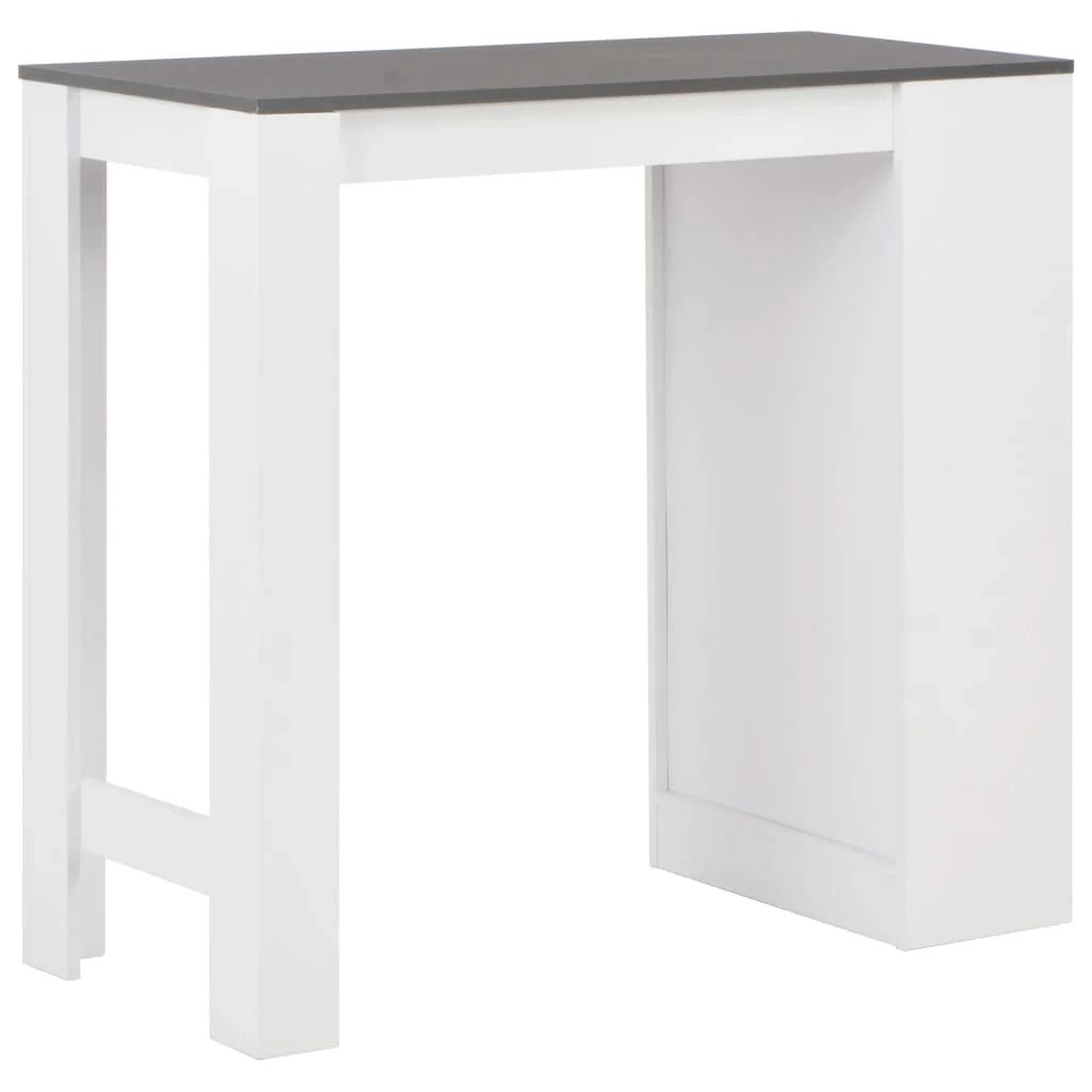 Tavolo alto da bar/bistrot con ripiano bianco 110 cm 0902053/2