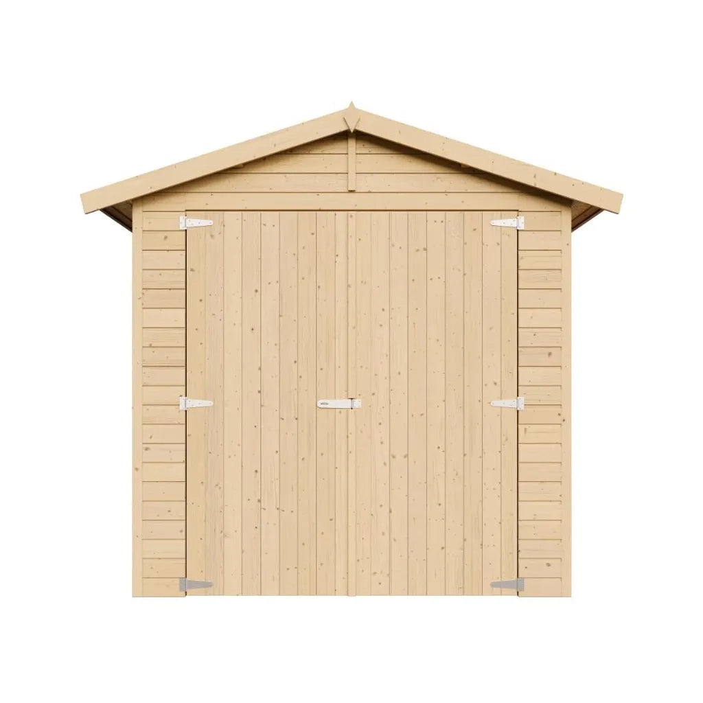 Garage in legno naturale A222x320x244 cm/6 m2 - TIMBELA M105
