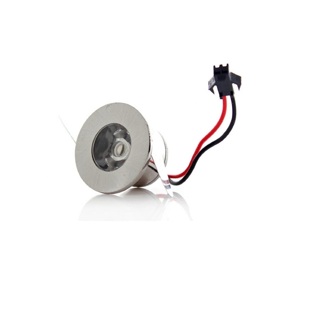 Trade Shop - Faretto Incasso 1 Led 1w Spot Mini Luce Bianco Freddo Punto Luce + Driver - Bianco-bianco Caldo      -